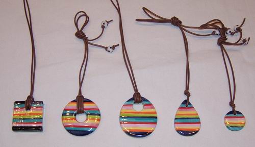 Summer Stripe Necklaces