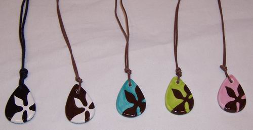 Teardrop Single Floral Necklaces