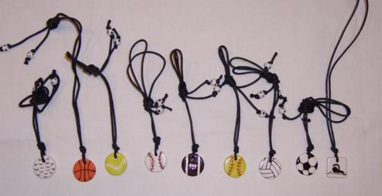 Assorted Sports Necklaces